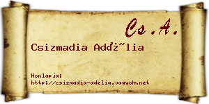 Csizmadia Adélia névjegykártya